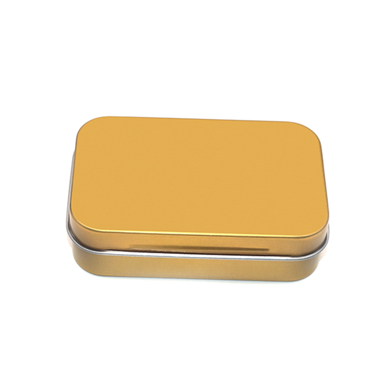 Customized Logo Printed Tin Case Rectangle Card Gift Packaging Mints Candy Craft Tin Box