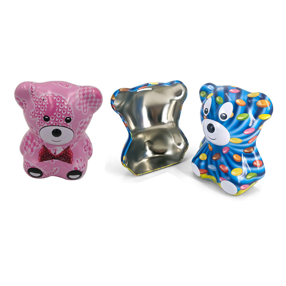 Custom Printing Food Case Packaging Candy Chocolate Metal Tin Box Wholesale Food Grade Candy Shape Storage Containers Box