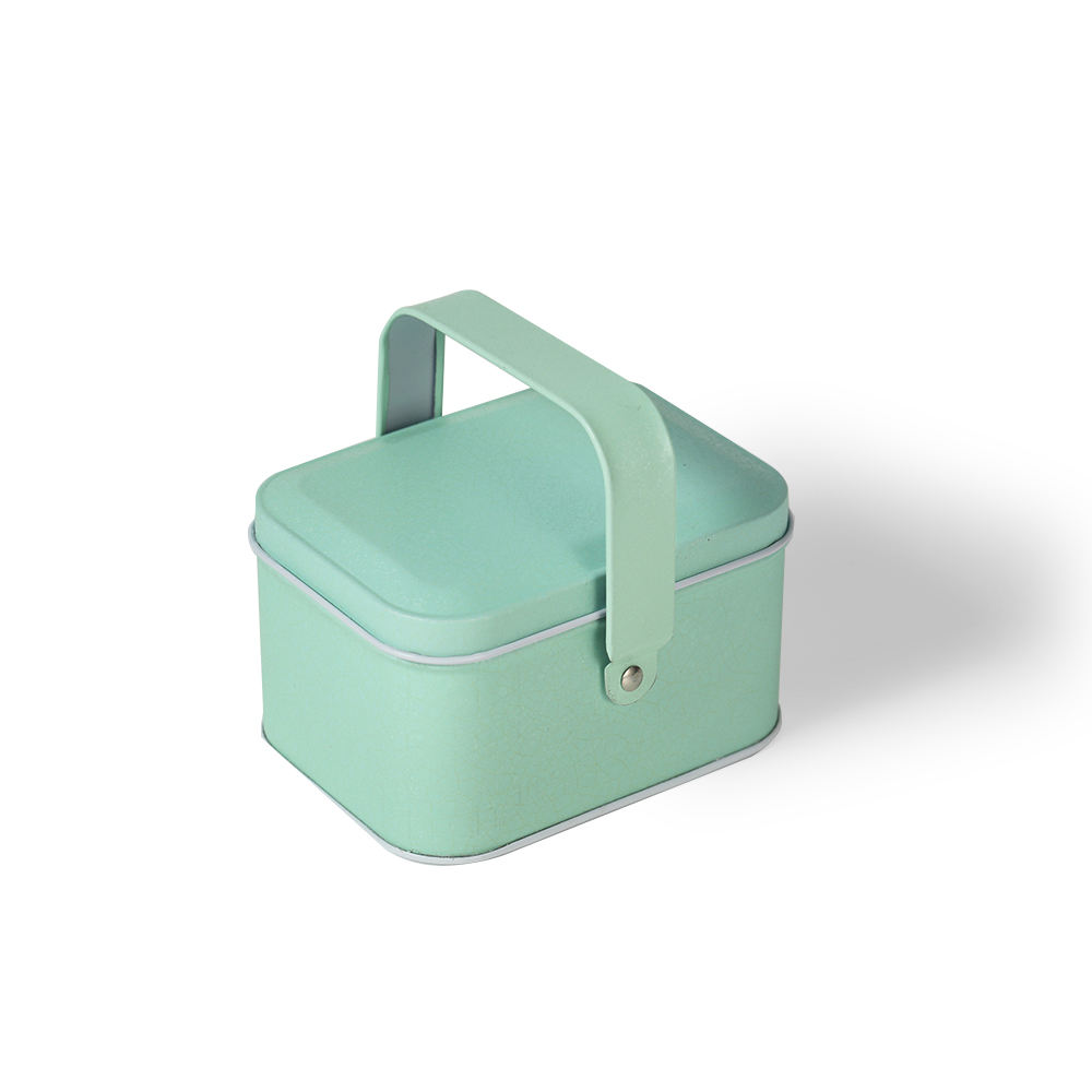 Rectangular Packaging Container Storage Metal Tin Box for Candy Cookie