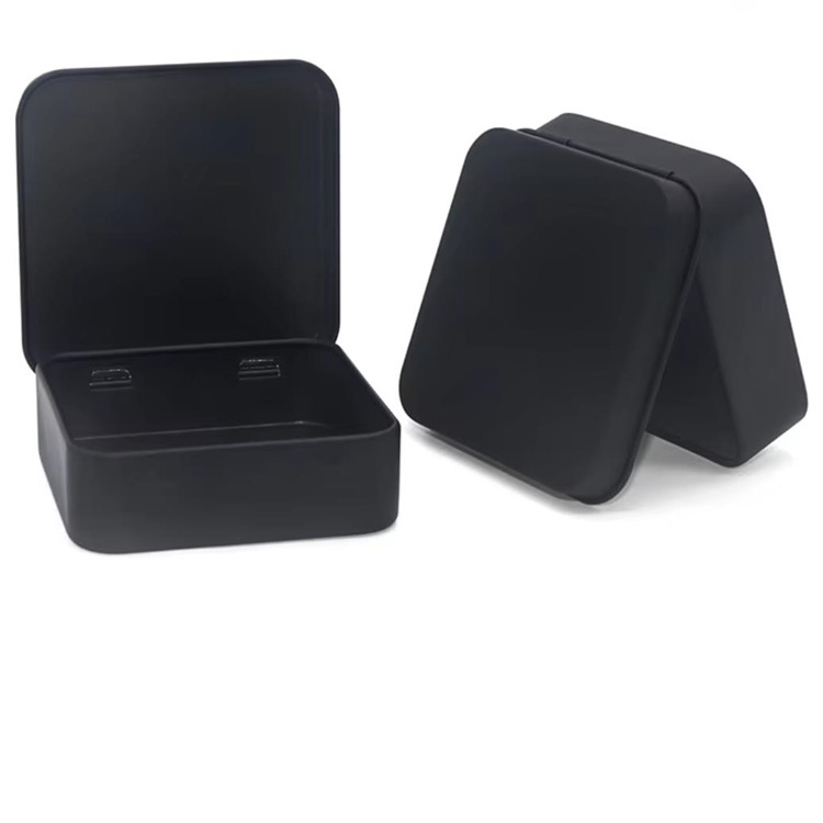 Tin Can Manufacturer Star Shape Tin ContaCustom Metal Soap Holder Travel Box Rectangle Soap Tin Box Rectangular Hinge Tin Box Bath Storage Luxury Soap Container