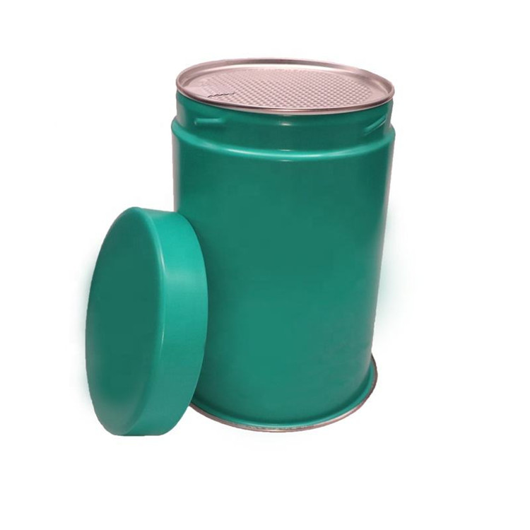 50g 100g 150g 200g Tea Coffee Tin Can Screw Cap Easy Open Double Lid Foil Seal Matcha Packaging Powder for Food Use