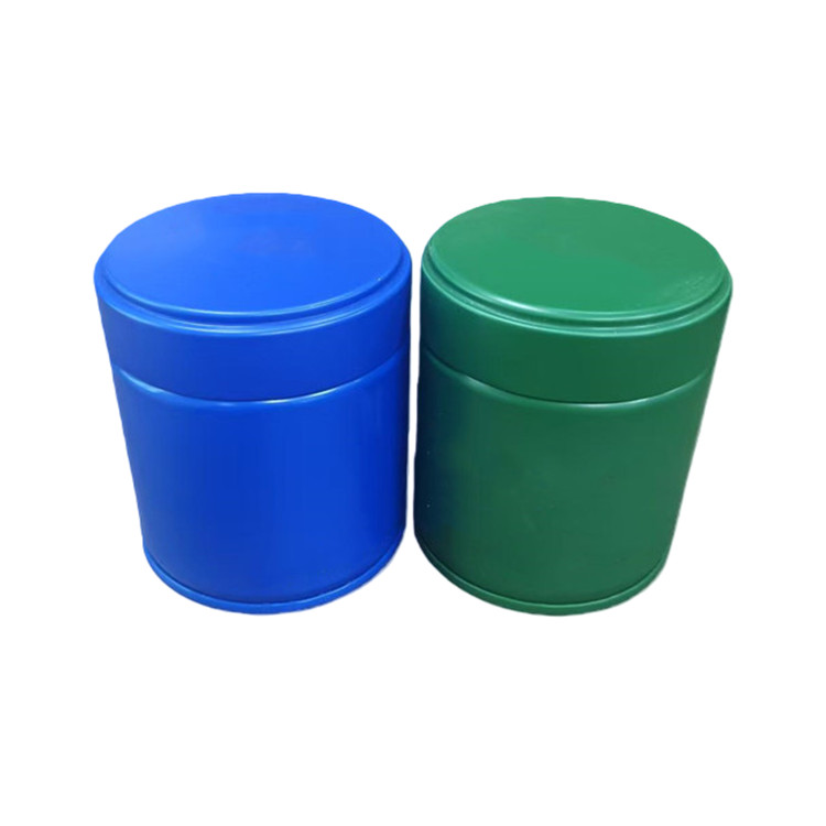 Custom Luxury Empty Airtight Japanese Metal Round Matte Matcha Tin Can Container Matcha Tin Box