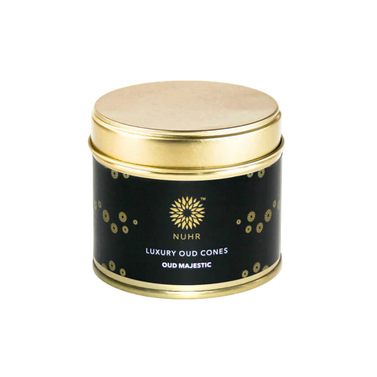 Factory Wholesale Wax Scented Candle Tin Can Round Seamless Metal Gift Tin Box for Decoration and Craft Use