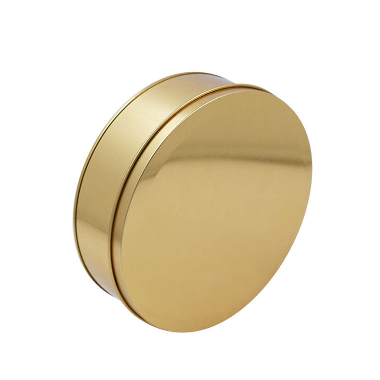 Wholesale Round Cookie Tins Custom Printed Metal Biscuit Packaging Cans